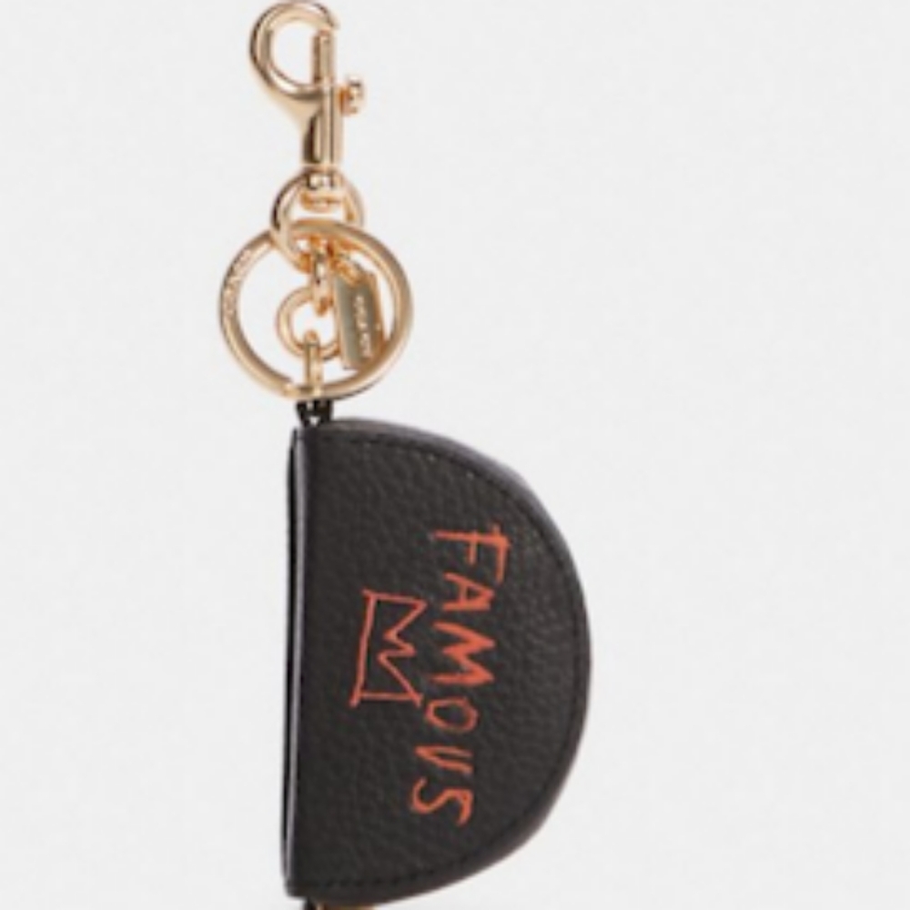 Coach X Jean Michel Basquiat Mini Half Moon Bag Charm